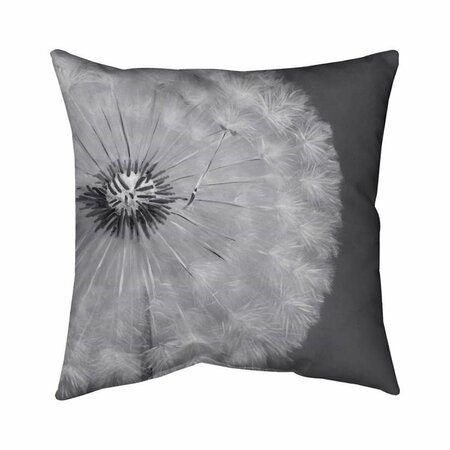 BEGIN HOME DECOR 26 x 26 in. Dandelion Puff Ball-Double Sided Print Indoor Pillow 5541-2626-FL127